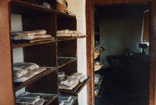 Cooling racks at Winkler's Bakery